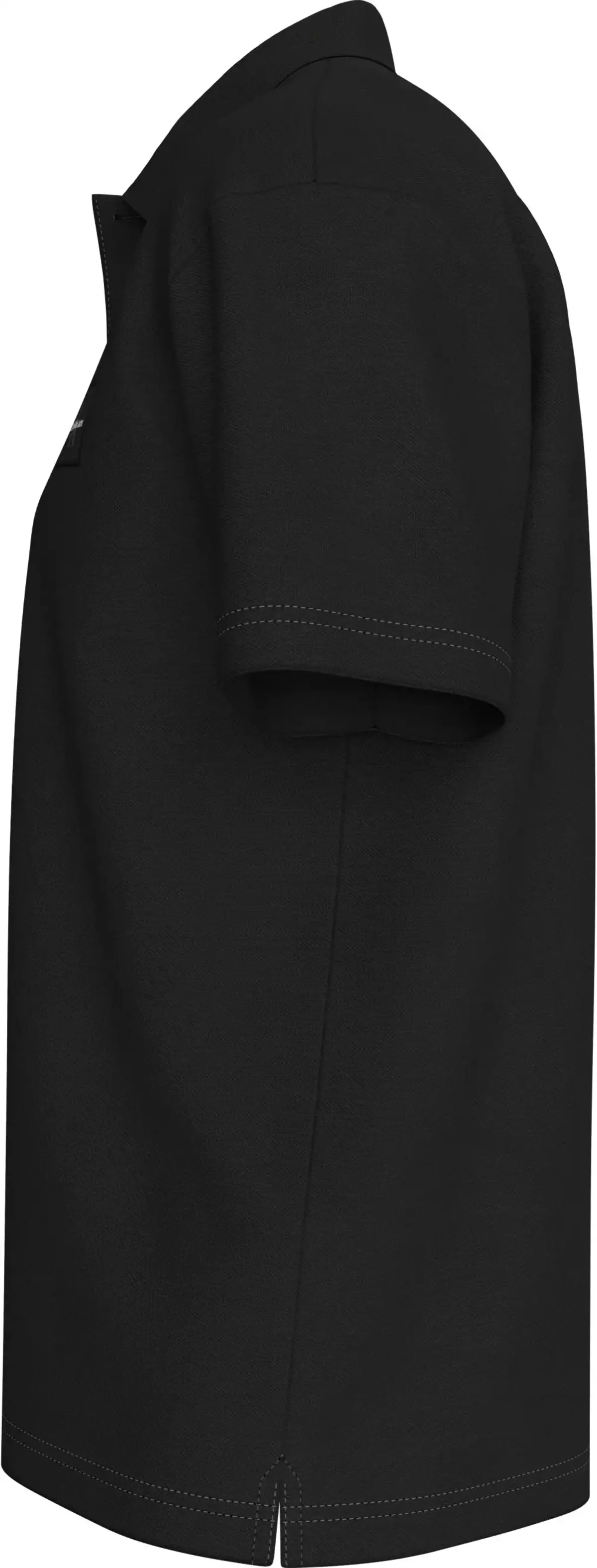 Calvin Klein WOVEN LABEL POLO, BEH Siyah Erkek T-Shirt & Polo