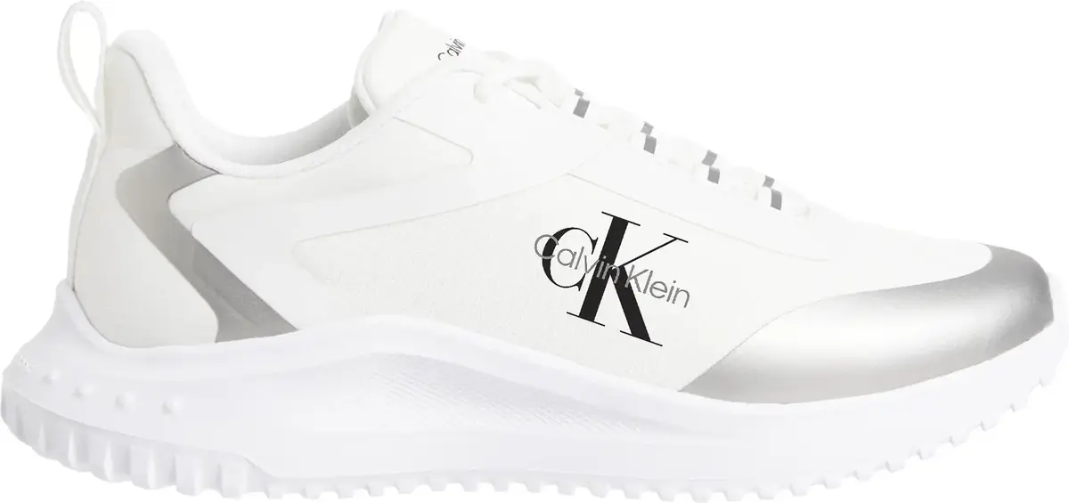 Calvin Klein EVA RUNNER LOW LACE, 01V Beyaz Kadın Spor Ayakkabı & Sneaker