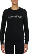 Calvin Klein CORE LOGO LS SWEATSH Kadın Siyah Sweatshirt