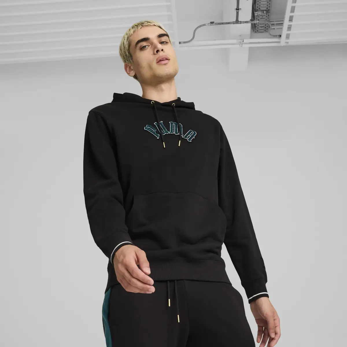 Puma CLASSICS PLAY.PARIS. Hoodie Siyah Erkek Hoodie
