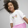 PUMA x SPONGEBOB Girls Tee Beyaz Çocuk T-Shirt