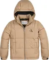 Calvin Klein SHORT QUILTED PUFFER Kadın Kahverengi Şişme Mont