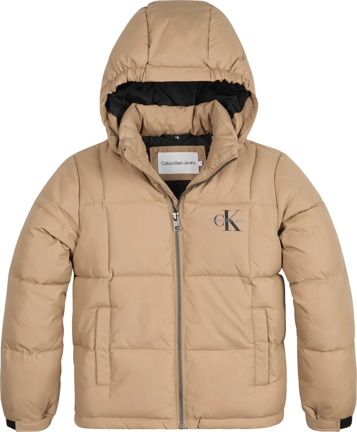 Calvin Klein SHORT QUILTED PUFFER Kadın Kahverengi Şişme Mont