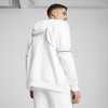 Puma BMW MMS HOODED SWEAT JKT Beyaz Erkek Fermuarlı Ceket