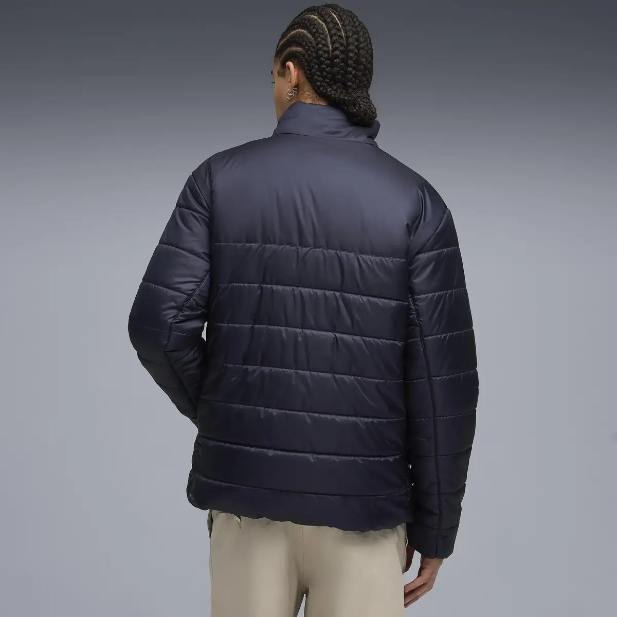Puma ESS Padded Jacket Lacivert Erkek Mont