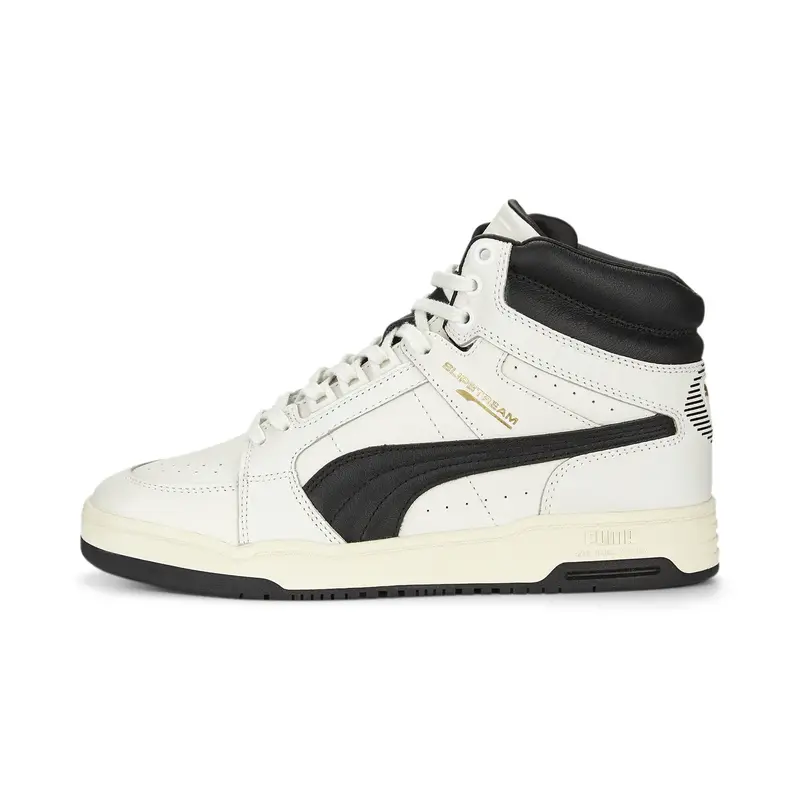 Puma SLIPSTREAM MID 75Y PRM Blanc de Blanc-PU Siyah-Beyaz Erkek Günlük Spor Ayakkabı