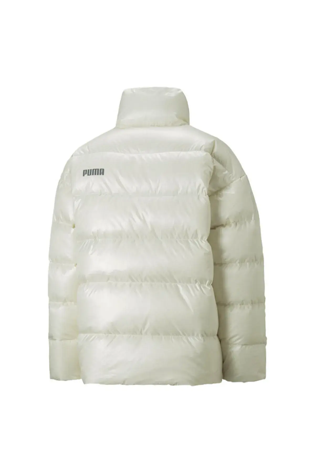 Puma Style Down Shiny Puffer Bej Kadın Şişme Mont