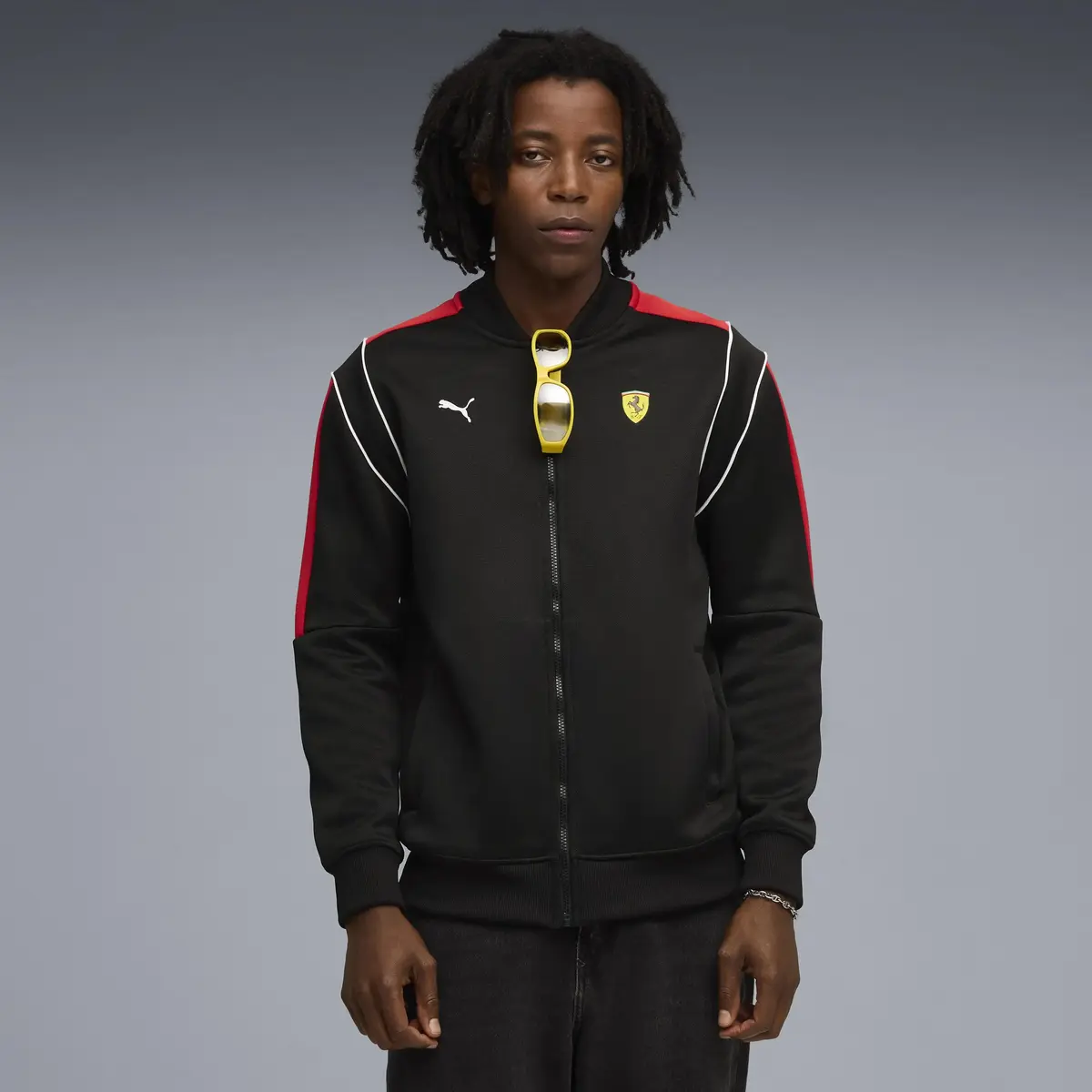 Puma Ferrari MT7 Track Jacket Siyah Erkek Ceket