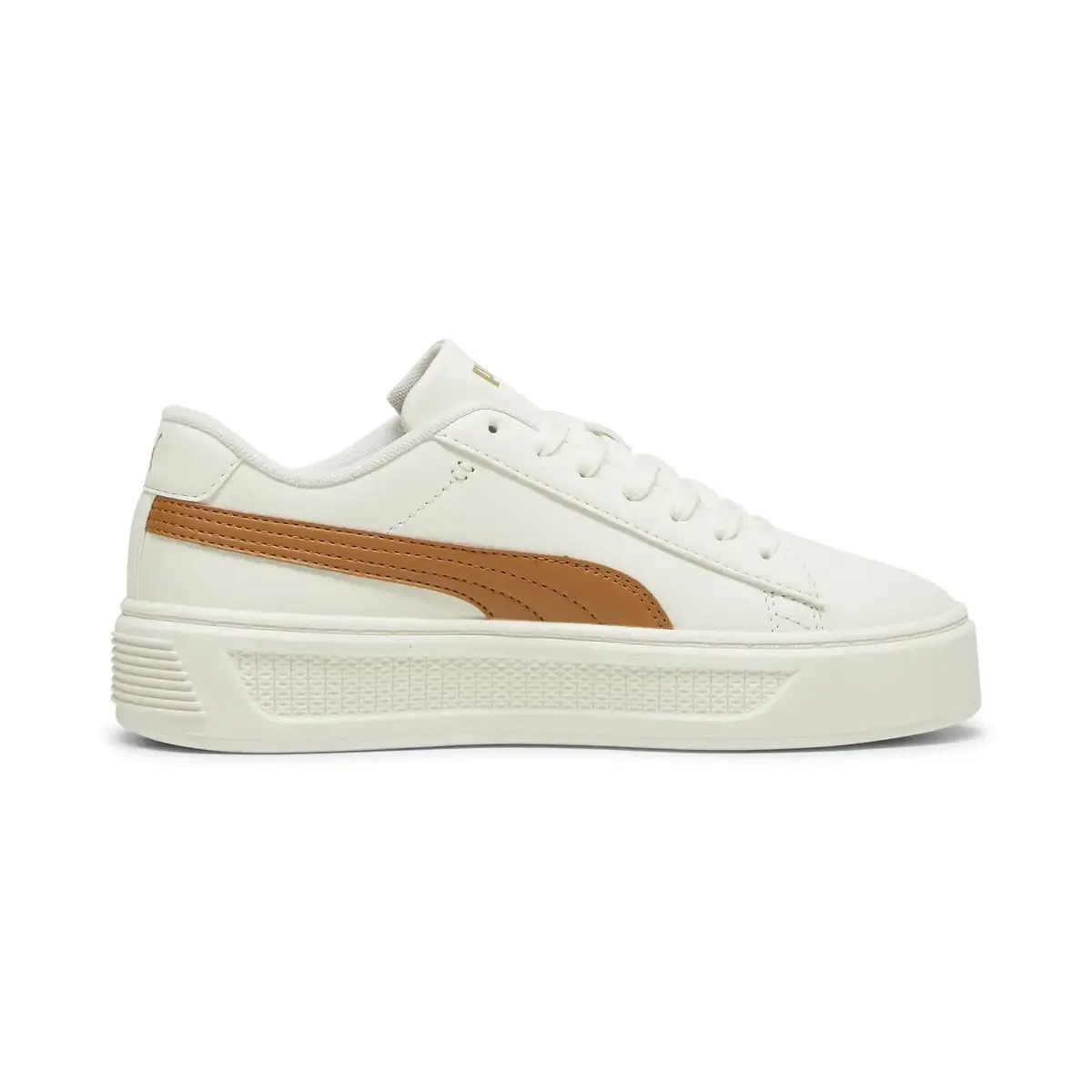 Puma Smash Platform v3 Kırık Beyaz Kadın Günlük Spor Ayakkabı