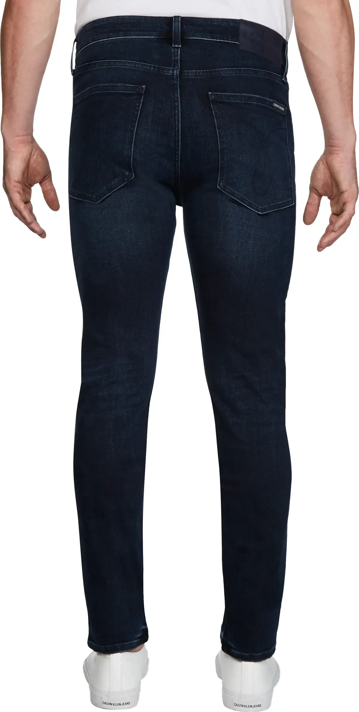 Calvin Klein CKJ 016 SKINNY Erkek mavi Kot Pantolon