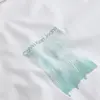 Calvin Klein BRUSH STROKE GRAPHIC, YAF Beyaz Erkek T-Shirt & Polo