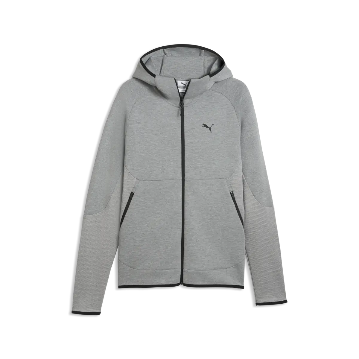 PUMA PUMATECH Full-Zip Hoodie Gri Erkek Sweatshirt