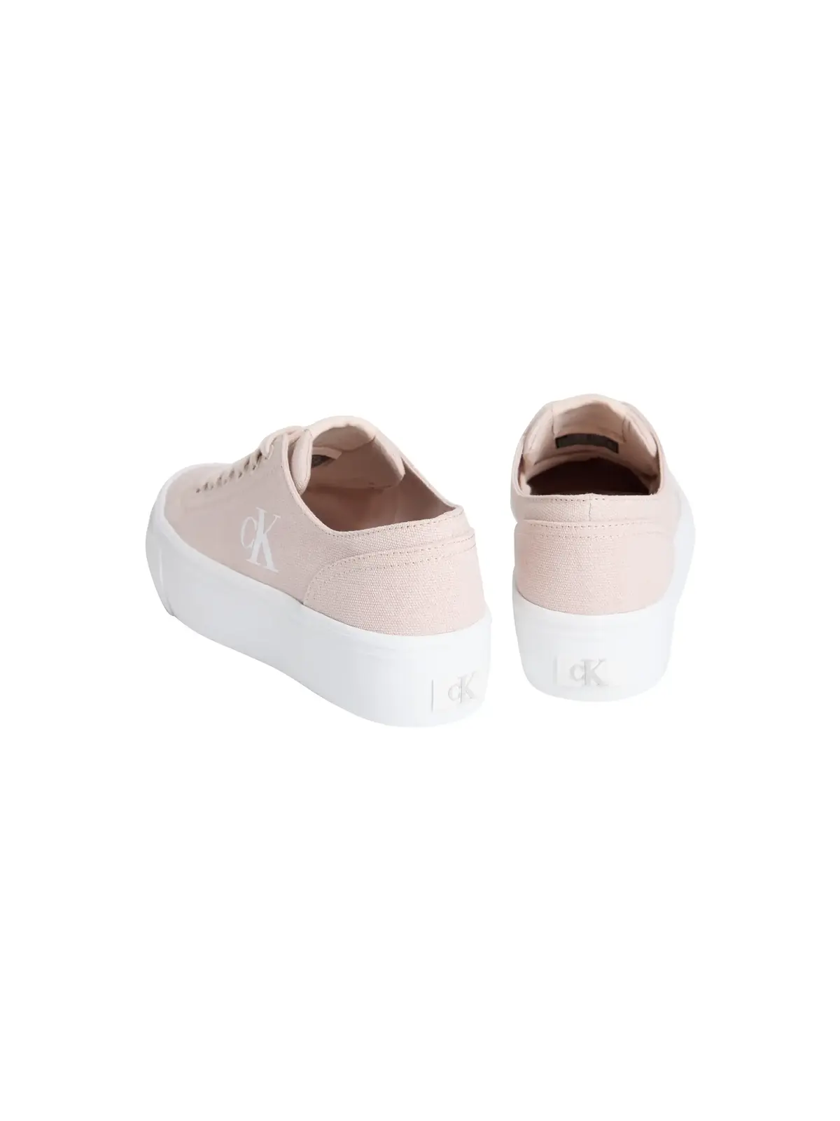 Calvin Klein VULC FLATFORM LOW Pembe Kadın Kanvas Sneaker