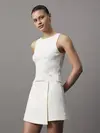 Calvin Klein WRAP SKIRT, YBI Krem Kadın Elbise-Etek