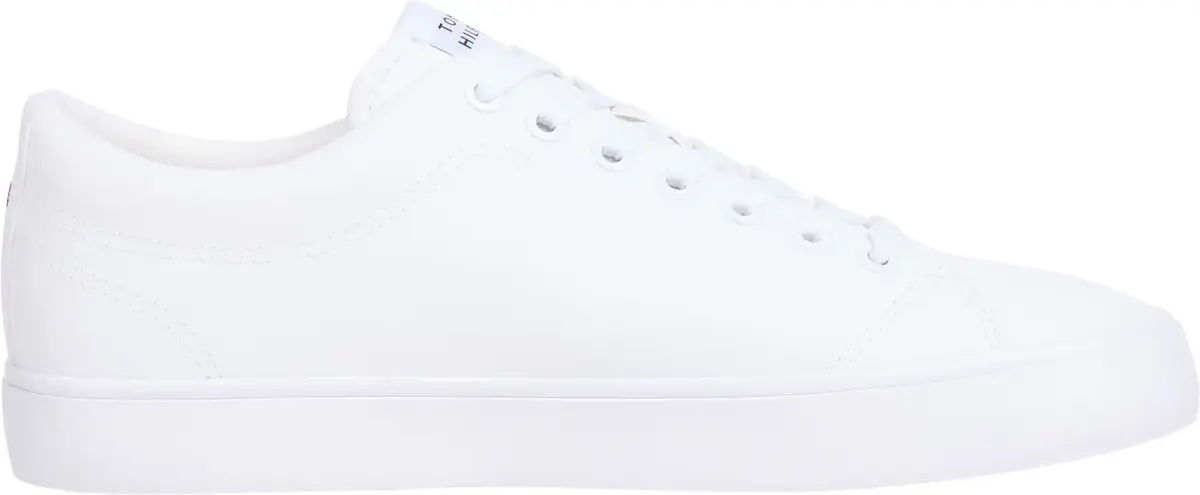 Tommy Hilfiger TH HI VULC LOW CORE, YBS Beyaz Erkek Spor Ayakkabı & Sneaker