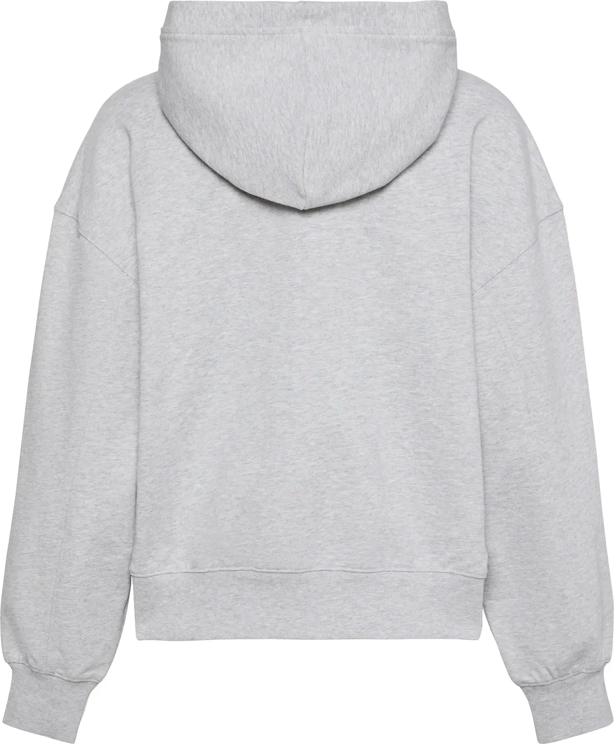 Calvin Klein A- LOGO EMB FRENCH TERRY FZ HOOD Kadın Gri Fermuarlı Sweatshirt
