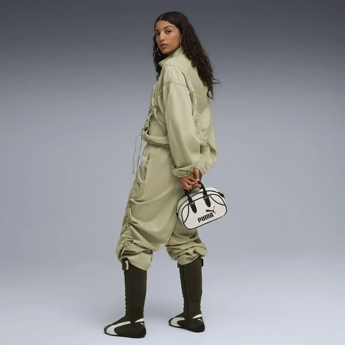 Puma DARE TO Pants Haki Kadın Eşofman Altı