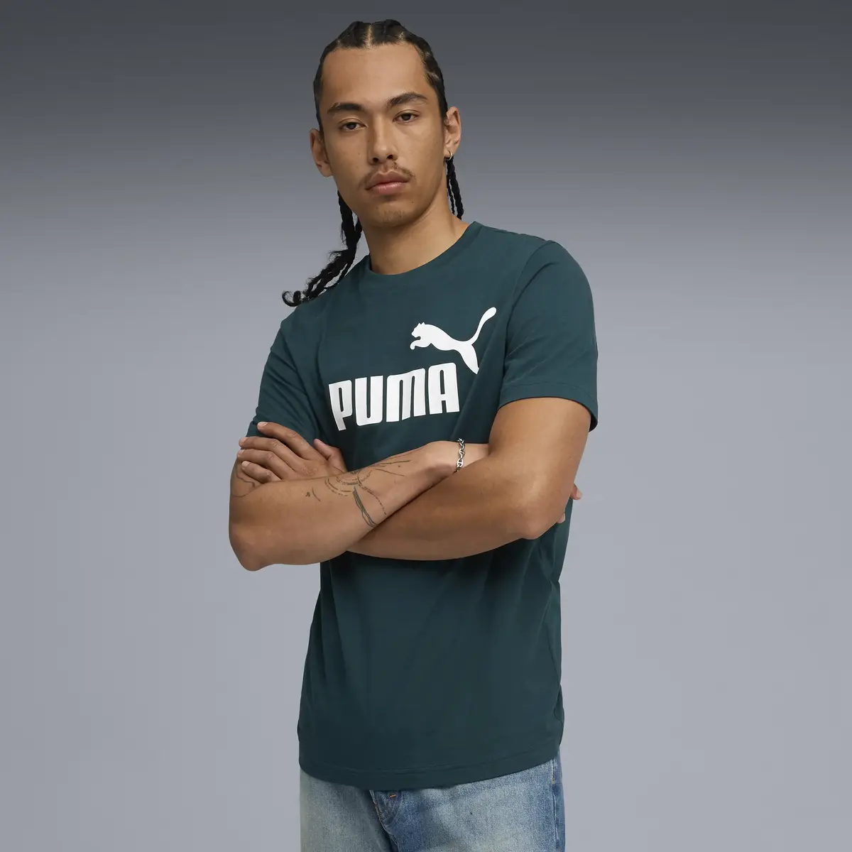 Puma ESS No. 1 Logo Tee Erkek T-Shirt & Polo