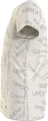 Calvin Klein STACKED LOGO AOP T-S Kadın Bej T-Shirt