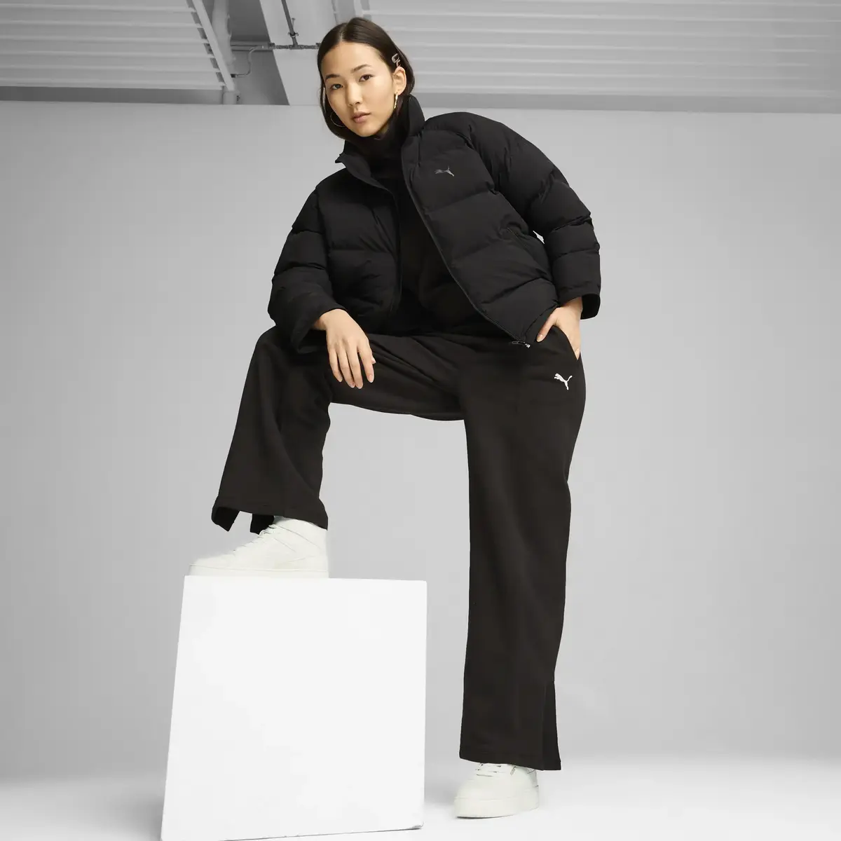 Puma Mono Jacket Siyah Kadın Şişme Mont