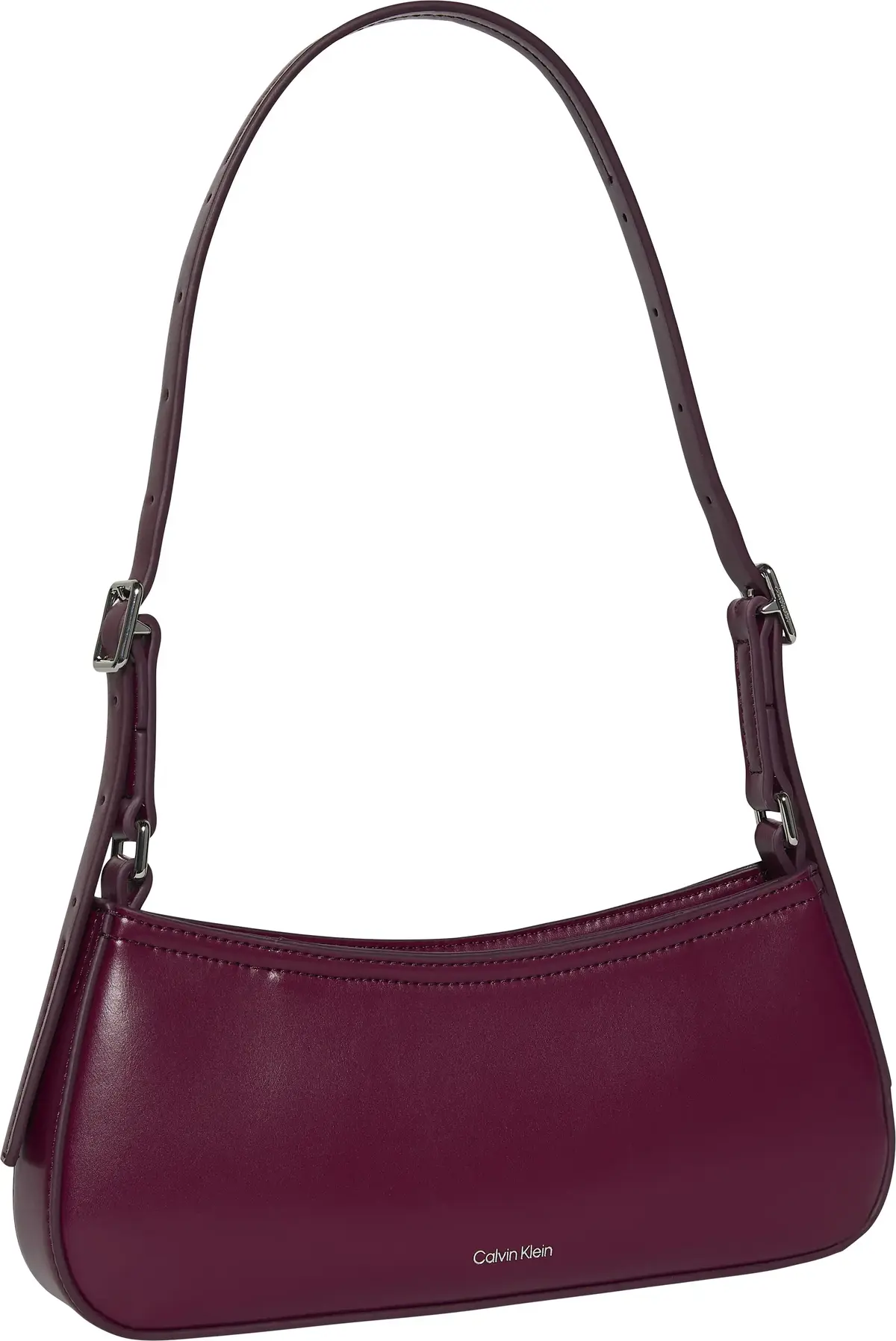 Calvin Klein CK SMALL SHOULDER BAG Kadın Bordo El Çanta