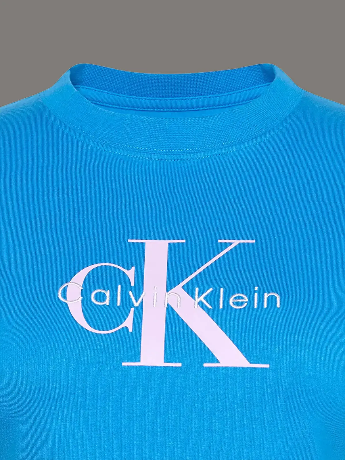 Calvin Klein HERO SS CLASSIC MONOLOGO CNECK T Mavi Kadın Tişört Calvin Klein HERO SS CLASSIC MONOLOGO CNECK T Mavi Kadın Tişört