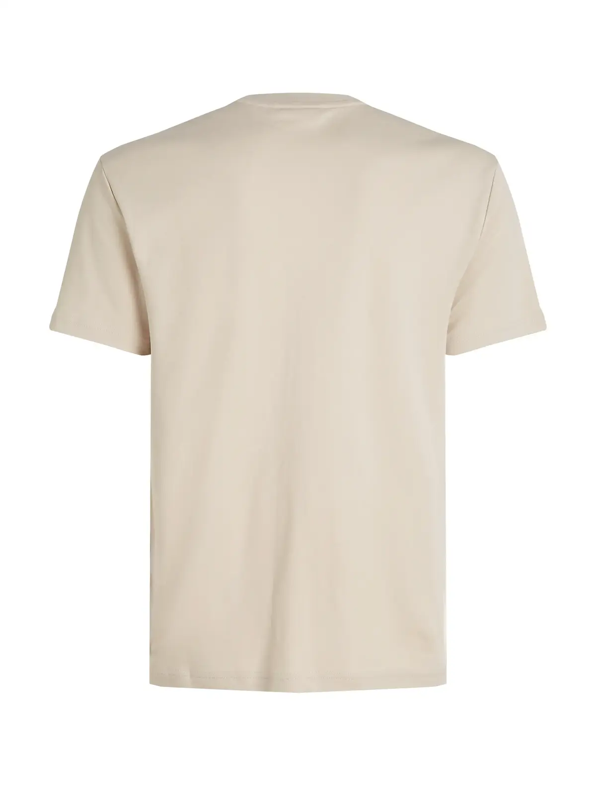 Calvin Klein MICRO LOGO INTERLOCK Bej Erkek Tişört