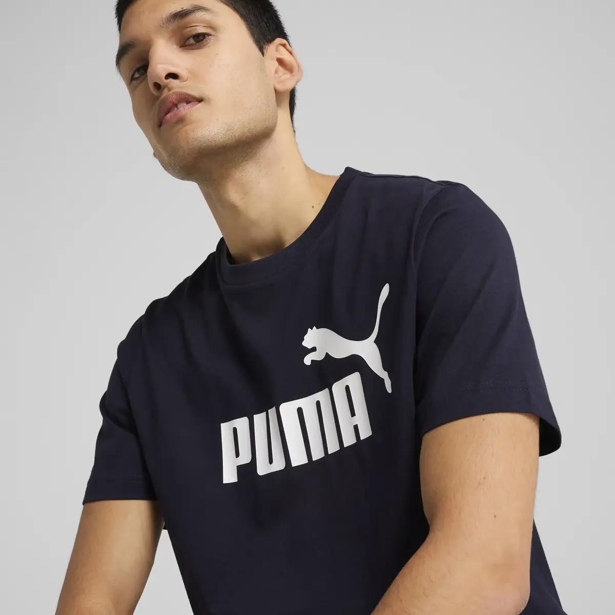 Puma ESS No. 1 Logo Tee Siyah Erkek T-Shirt & Polo