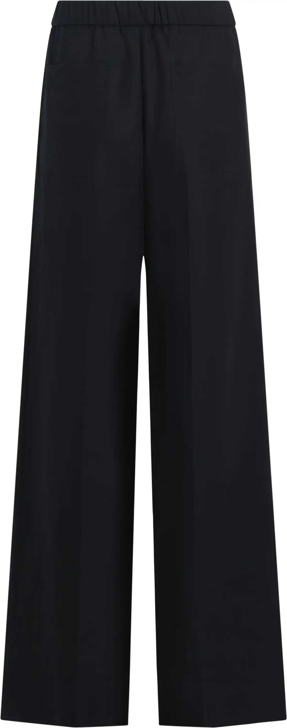 Calvin Klein LINEN BLEND WIDE LEG, BEH Siyah Kadın Pantolon