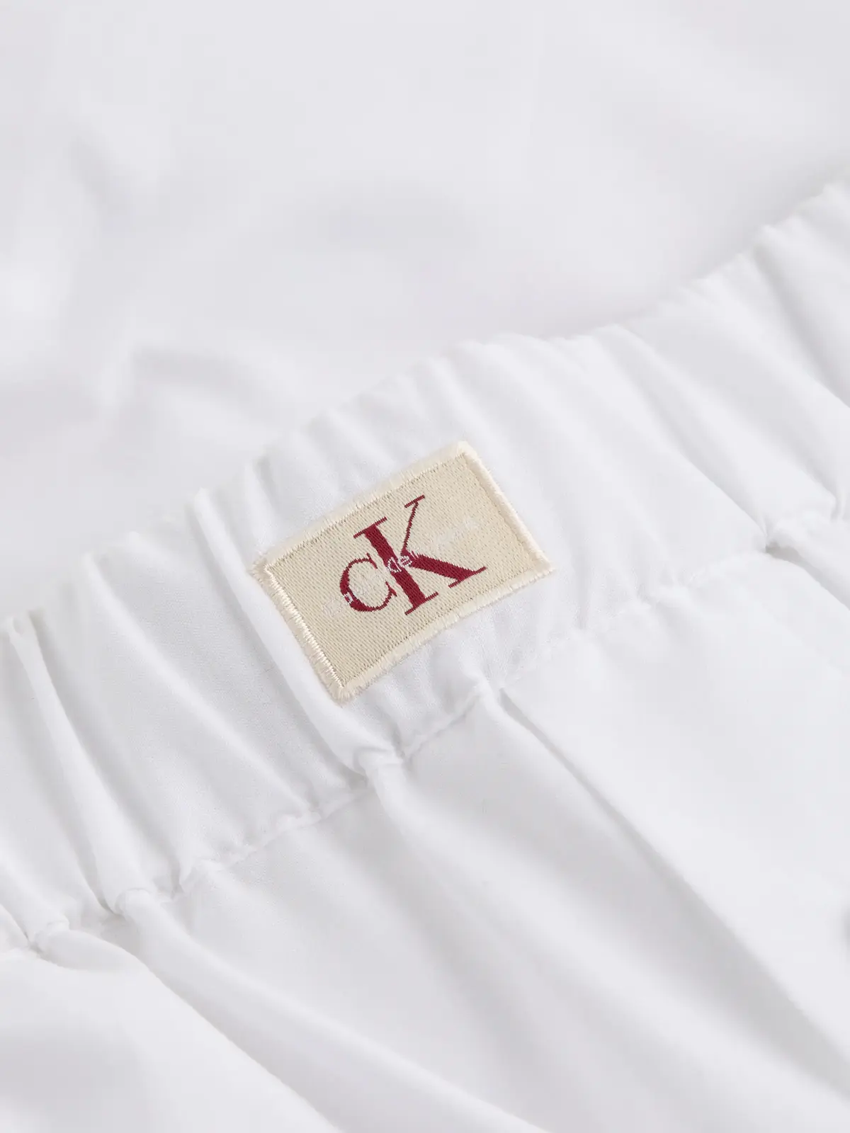 Calvin Klein SUMMER POPLIN BOXER Beyaz Kadın Şort