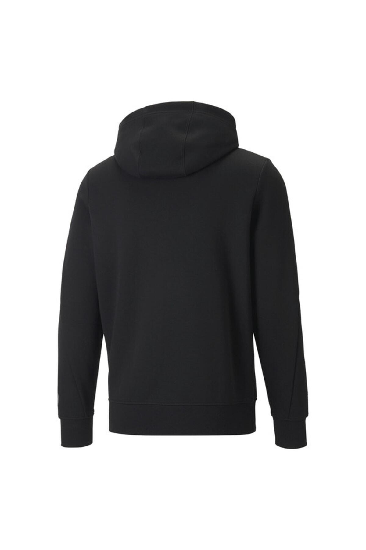 Puma Ferrari Style Hooded Sweat Jacket Siyah Erkek Fermuarlı Hoodie