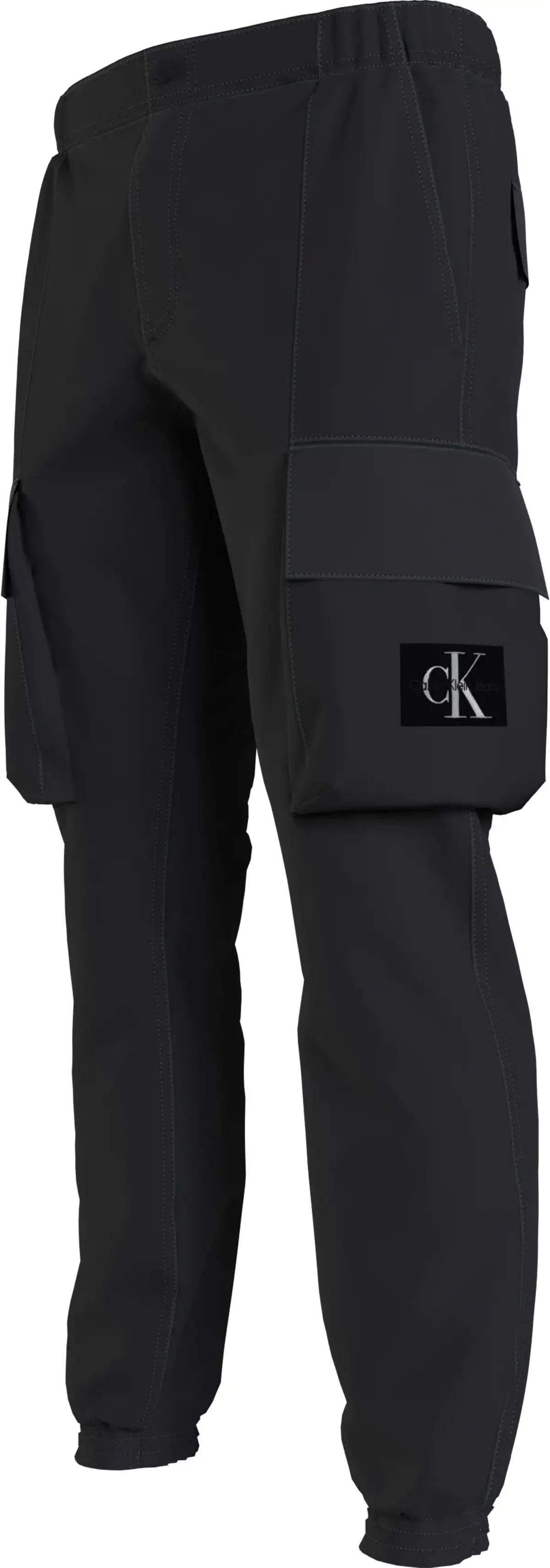 Calvin Klein SKINNY WASHED CARGO Erkek Siyah Kargo Pantolonu