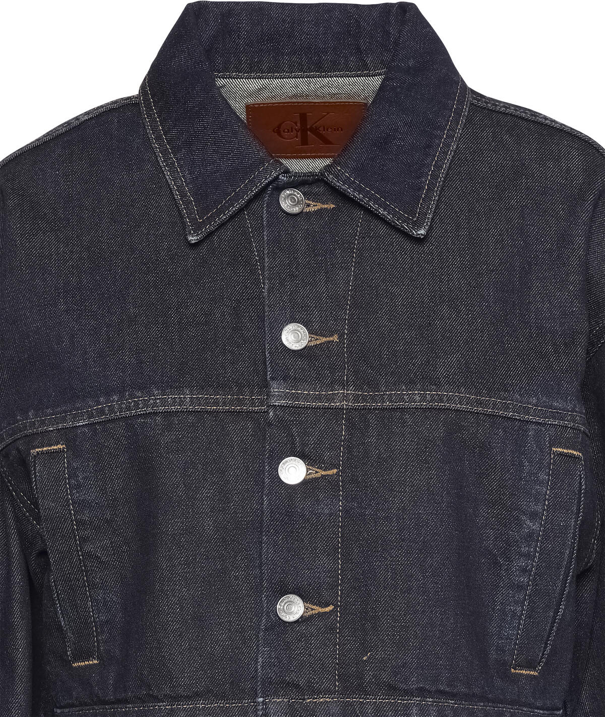 Calvin Klein ARTICULATED DENIM JACKET RESIN R Mavi Kadın Ceket Calvin Klein ARTICULATED DENIM JACKET RESIN R Mavi Kadın Ceket