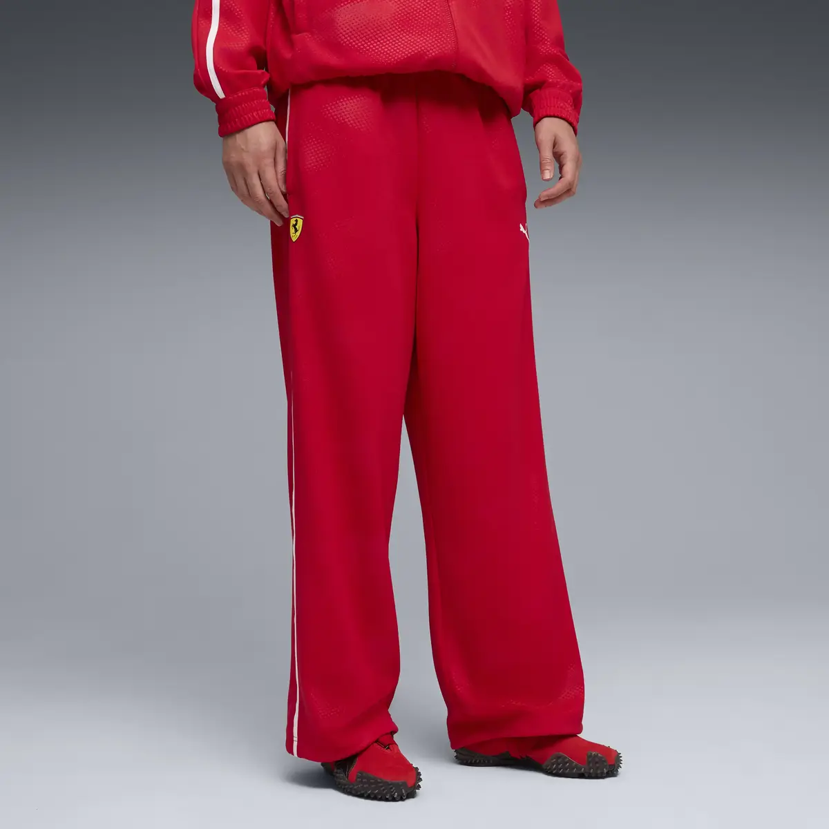 PUMA Ferrari T7 Oversized Pant Kırmızı Erkek Eşofman Altı
