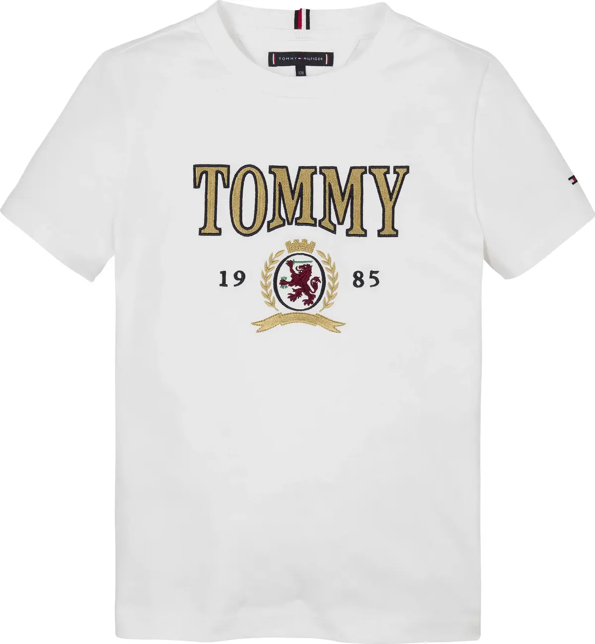 Tommy Hilfiger GOLD GRAPHIC T-SHIRT, YBR Beyaz Erkek Çocuk T-Shirt & Polo