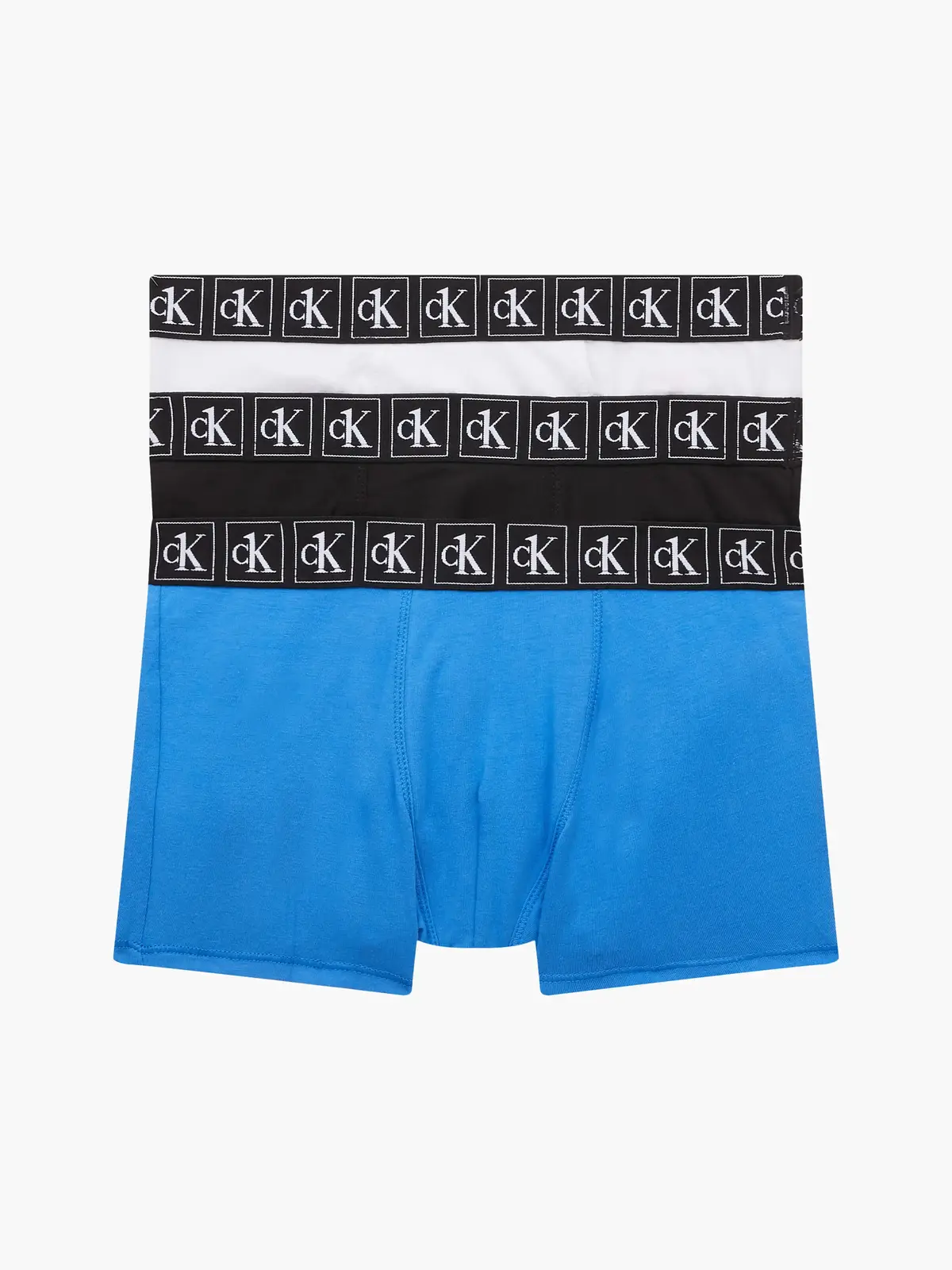 Calvin Klein 3PK TRUNK Erkek Mavi Boxer Set