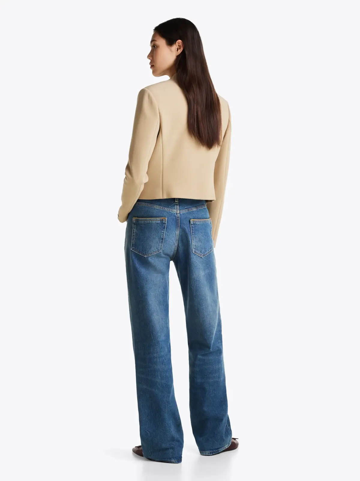 Tommy Hilfiger PUNTO SHORT SB BLAZE, 0GC Bej Kadın Ceket