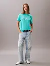 Calvin Klein HERO SS CLASSIC MONOLOGO CNECK T Mavi Kadın Tişört