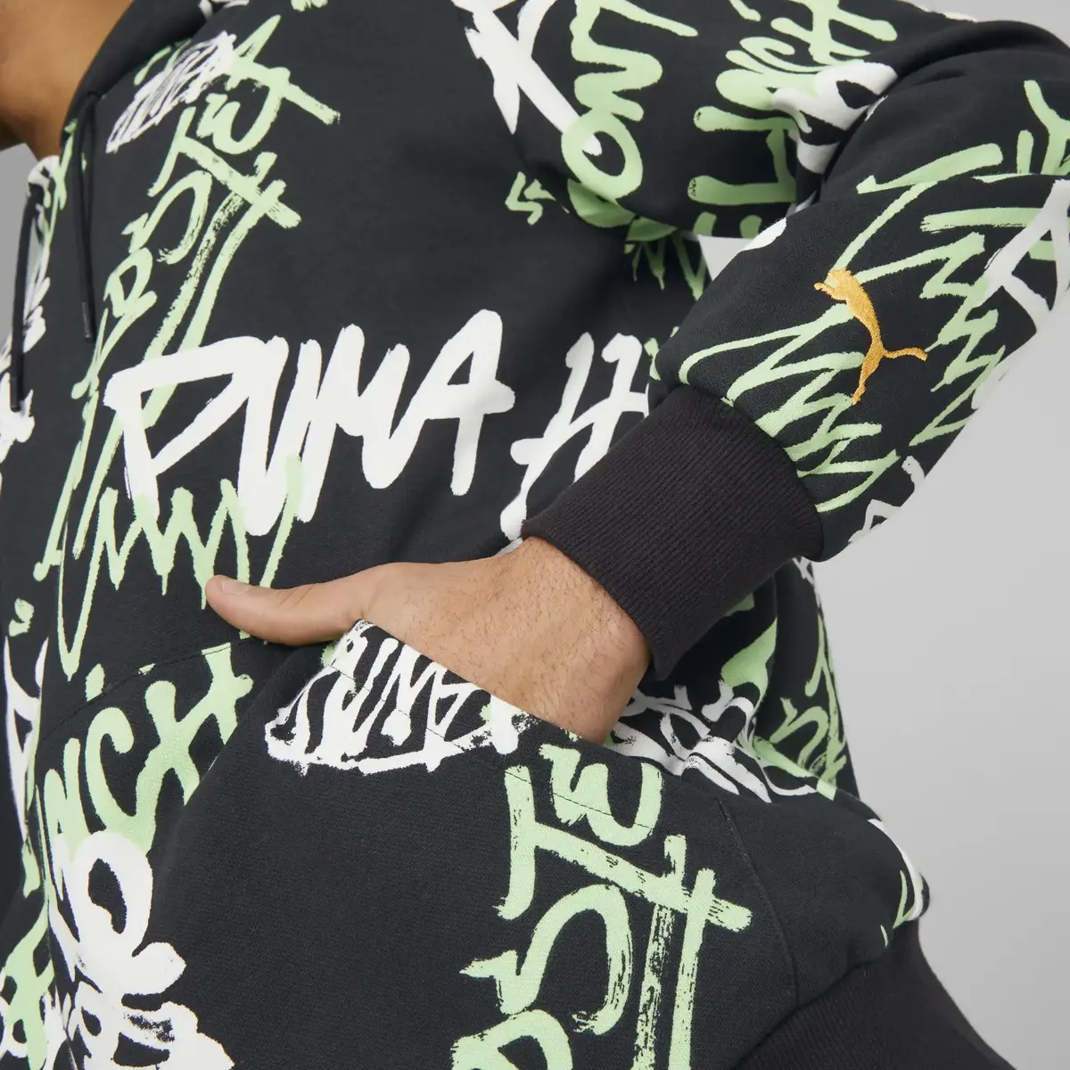 Puma Freestyle Booster Hoodie Clyde Royal-Don Siyah Erkek Hoodie