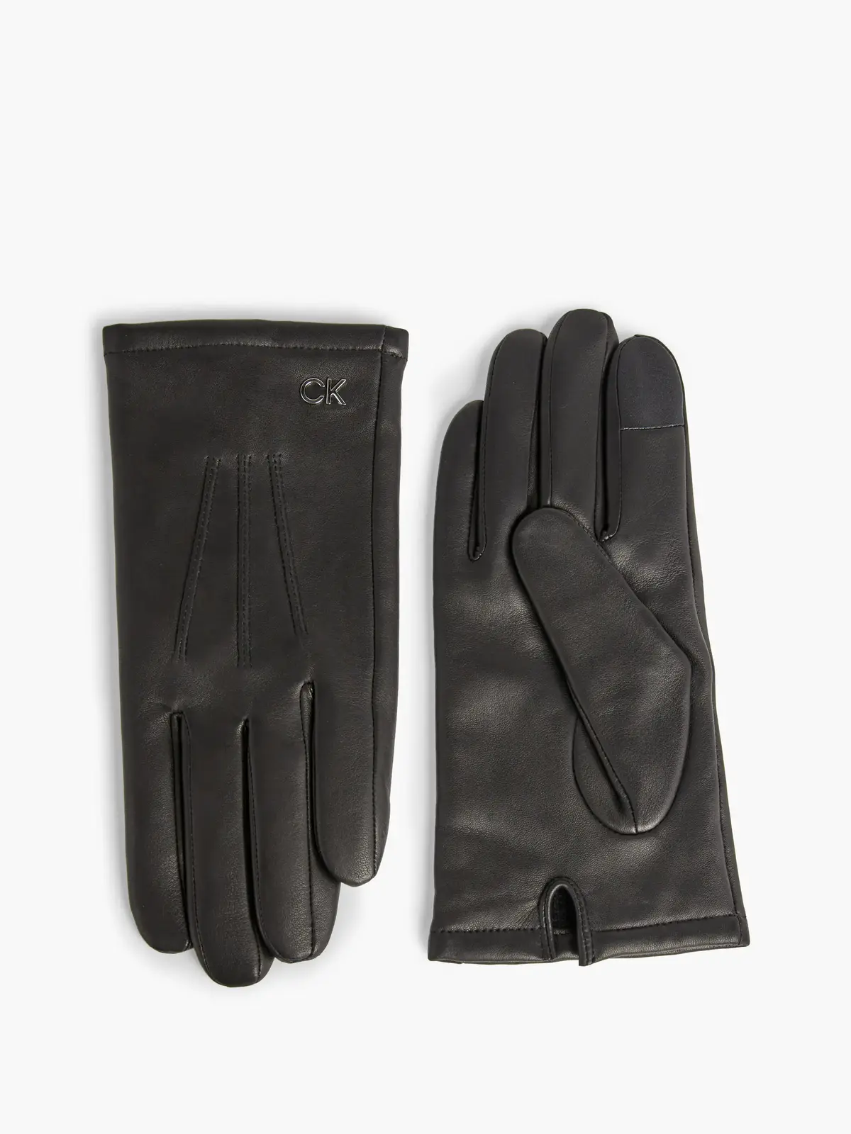 Calvin Klein GS CK METAL GLOVES L Erkek Siyah Eldiven