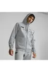 Puma Mapf1 Hooded Sweat Jacket Mercedes Team Gri Erkek Fermuarlı Hoodie