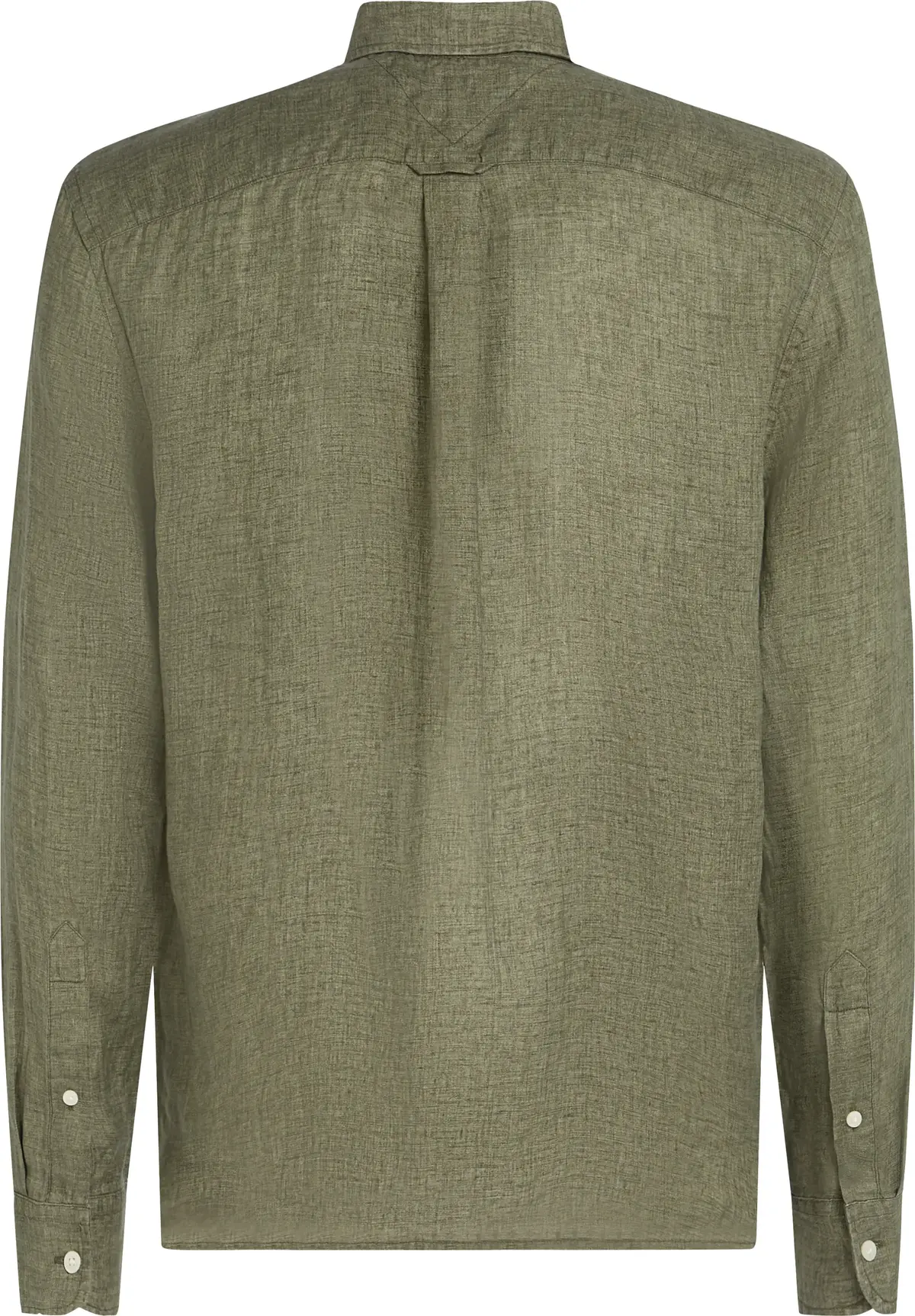 Tommy Hilfiger PIGMENT DYED LI SOLI, PLI Yeşil Erkek Gömlek