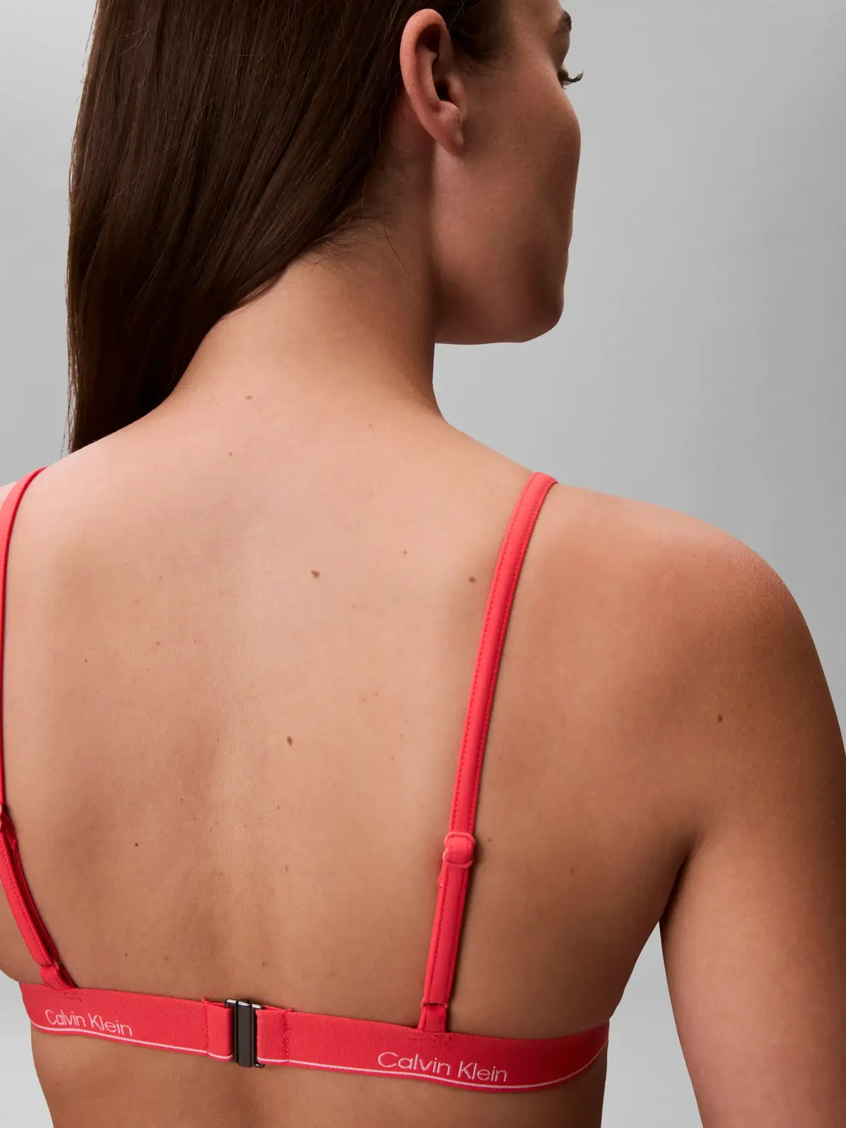 Calvin Klein TRIANGLE Fuşya Üçgen Bikini Üst