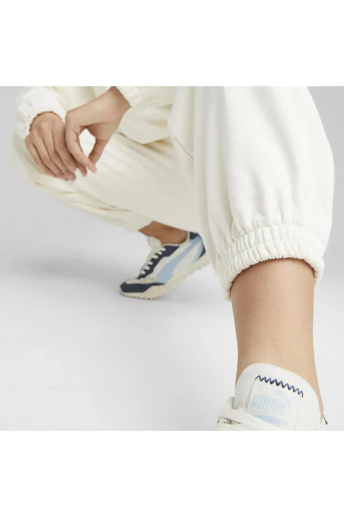 Puma DOWNTOWN Sweatpants TR Kırık Beyaz Kadın Eşofman Altı