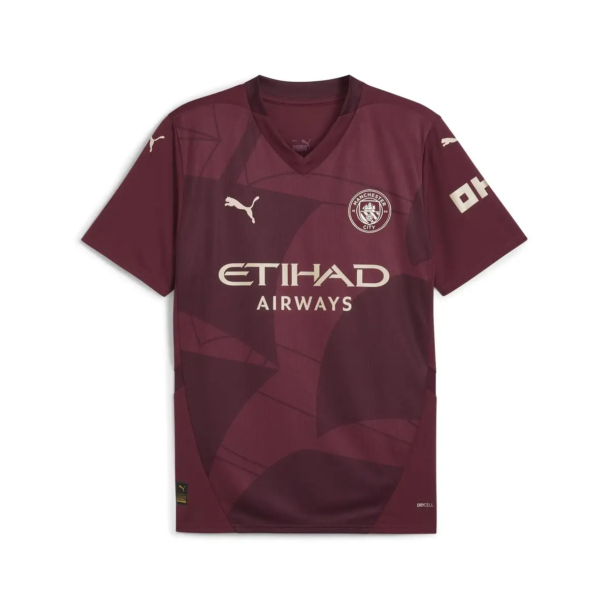 PUMA MCFC Third Jersey Replica Bordo Erkek Forma