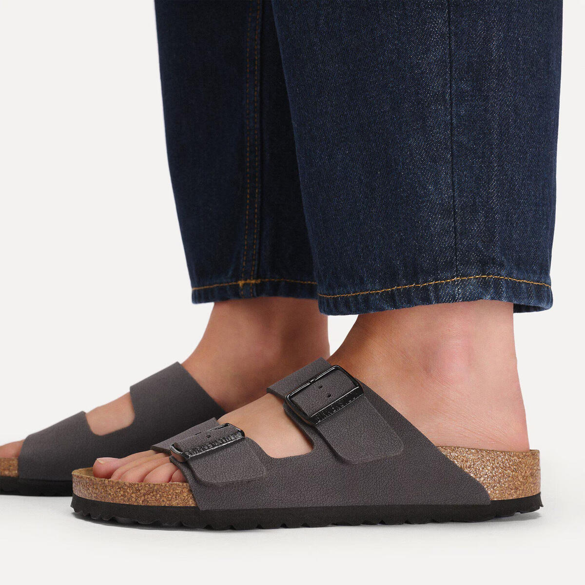 Birkenstock ARIZONA BF NU Antrasit Unisex Çift Bantlı Terlik