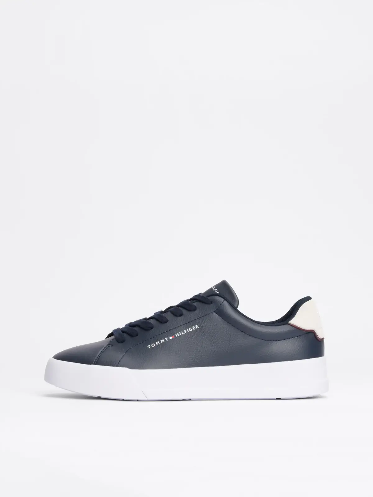 Tommy Hilfiger TH COURT LTH DETAIL, DW5 Siyah Erkek Spor Ayakkabı & Sneaker
