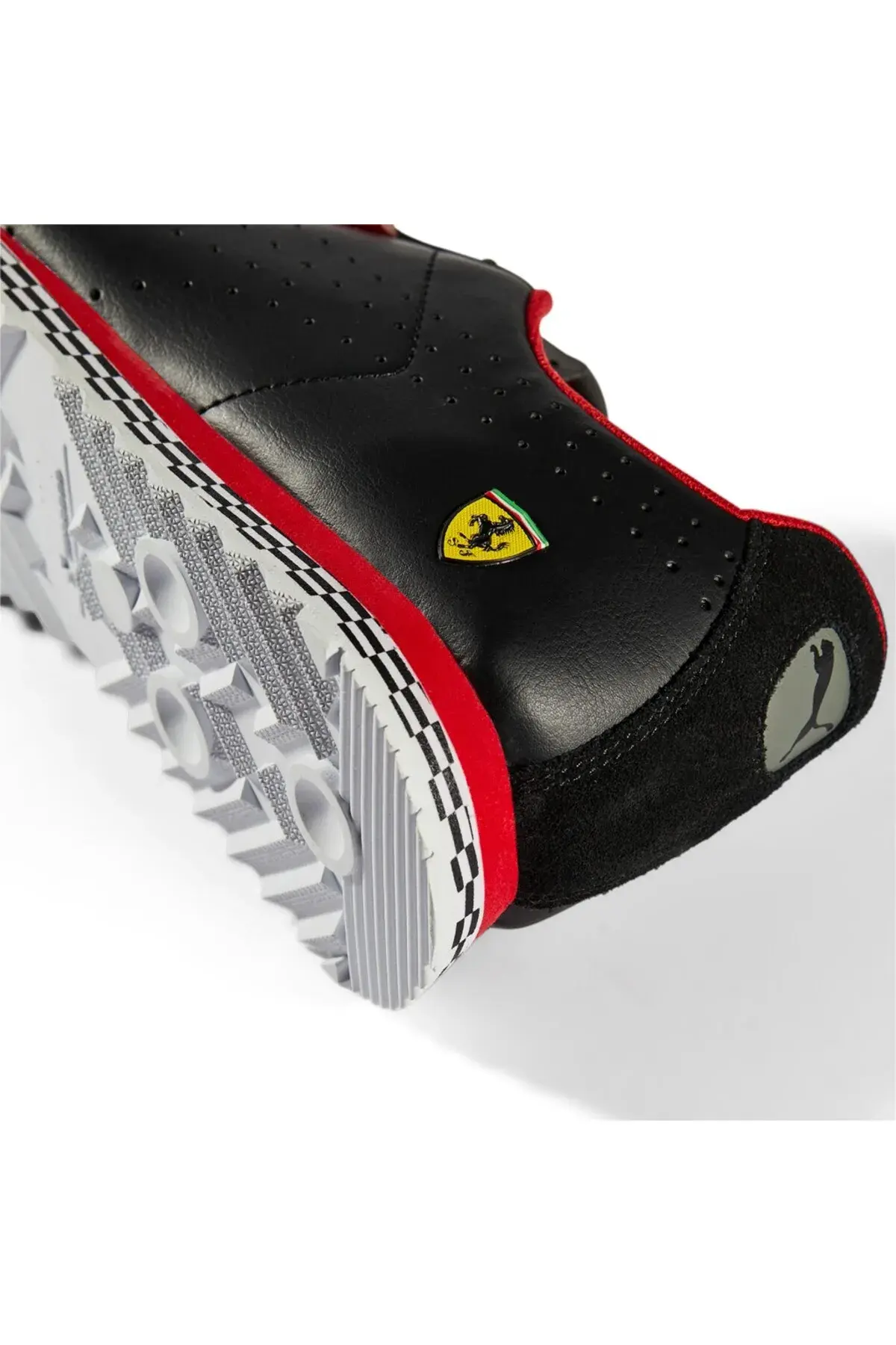 Puma Ferrari Roma Via Perf Siyah Erkek Günlük Spor Ayakkabı