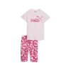 Puma MINICATS ANIMAL Legging Set Pembe Bebek Eşofman Takımı
