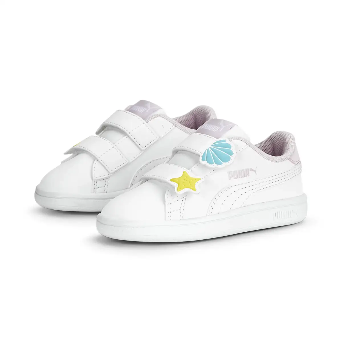 Puma Smash v2 Mermaid V Beyaz Kız Çocuk Ayakkabı